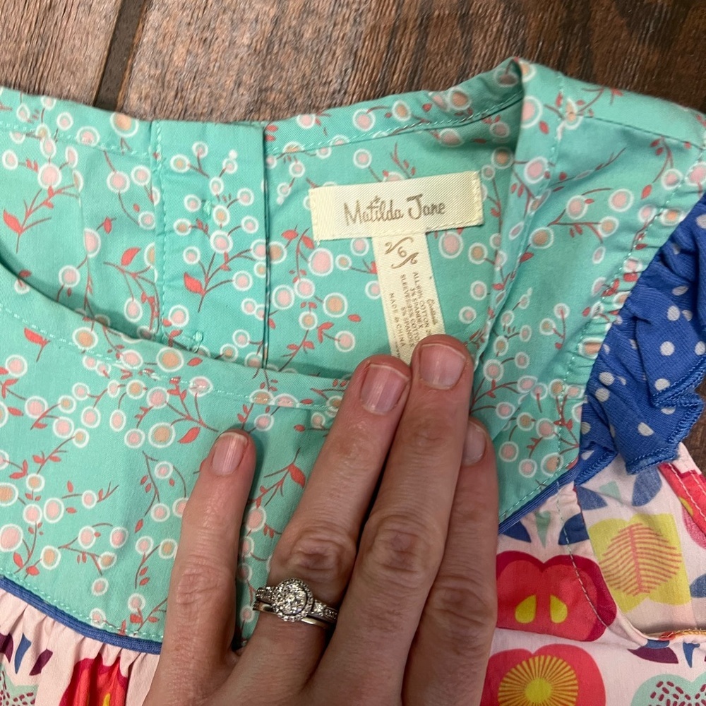 Matilda Jane Tops size 6 set of 2 - Picture 4 of 7